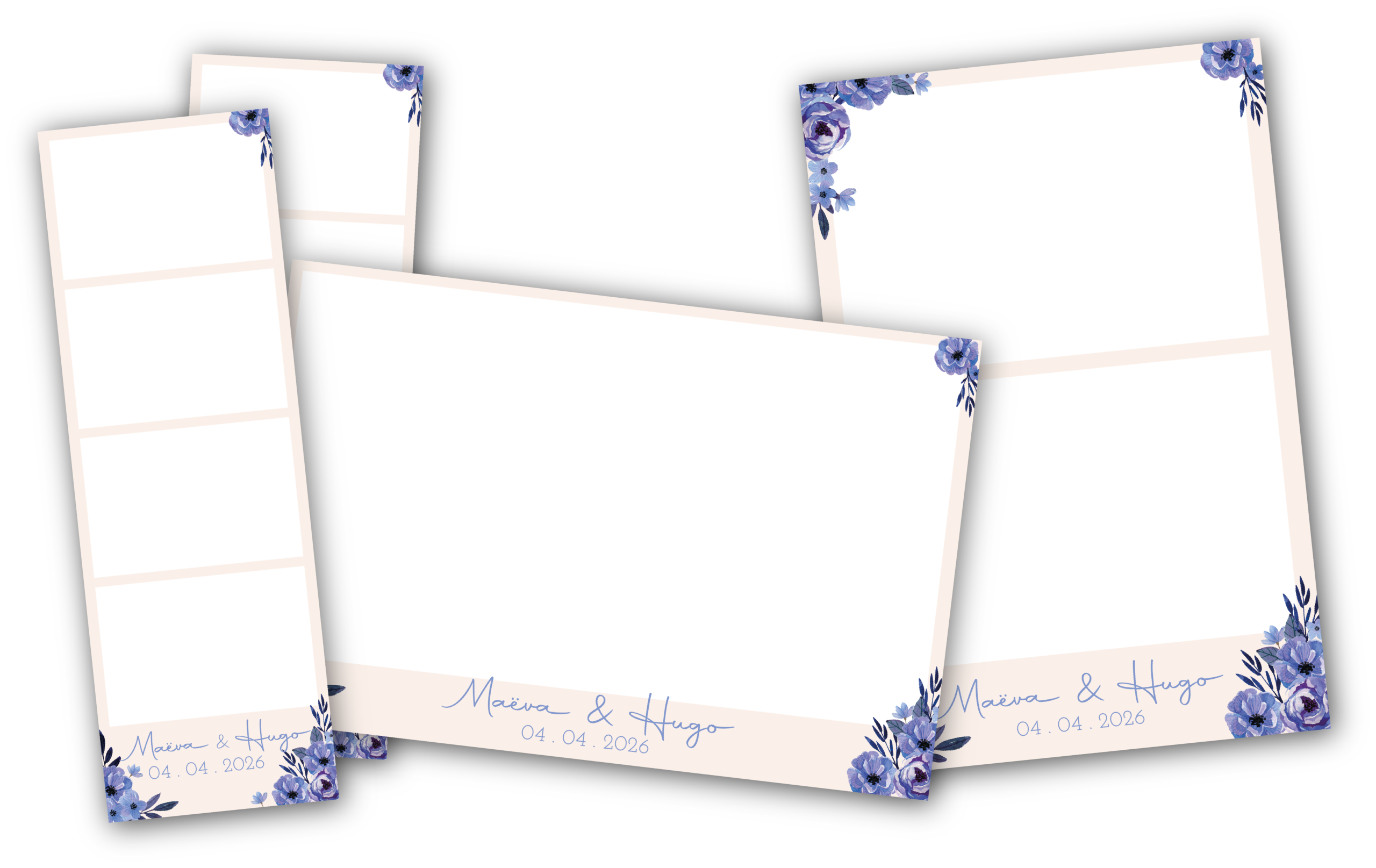 Personnalisation sur-mesure des cadres photo du photobooth
