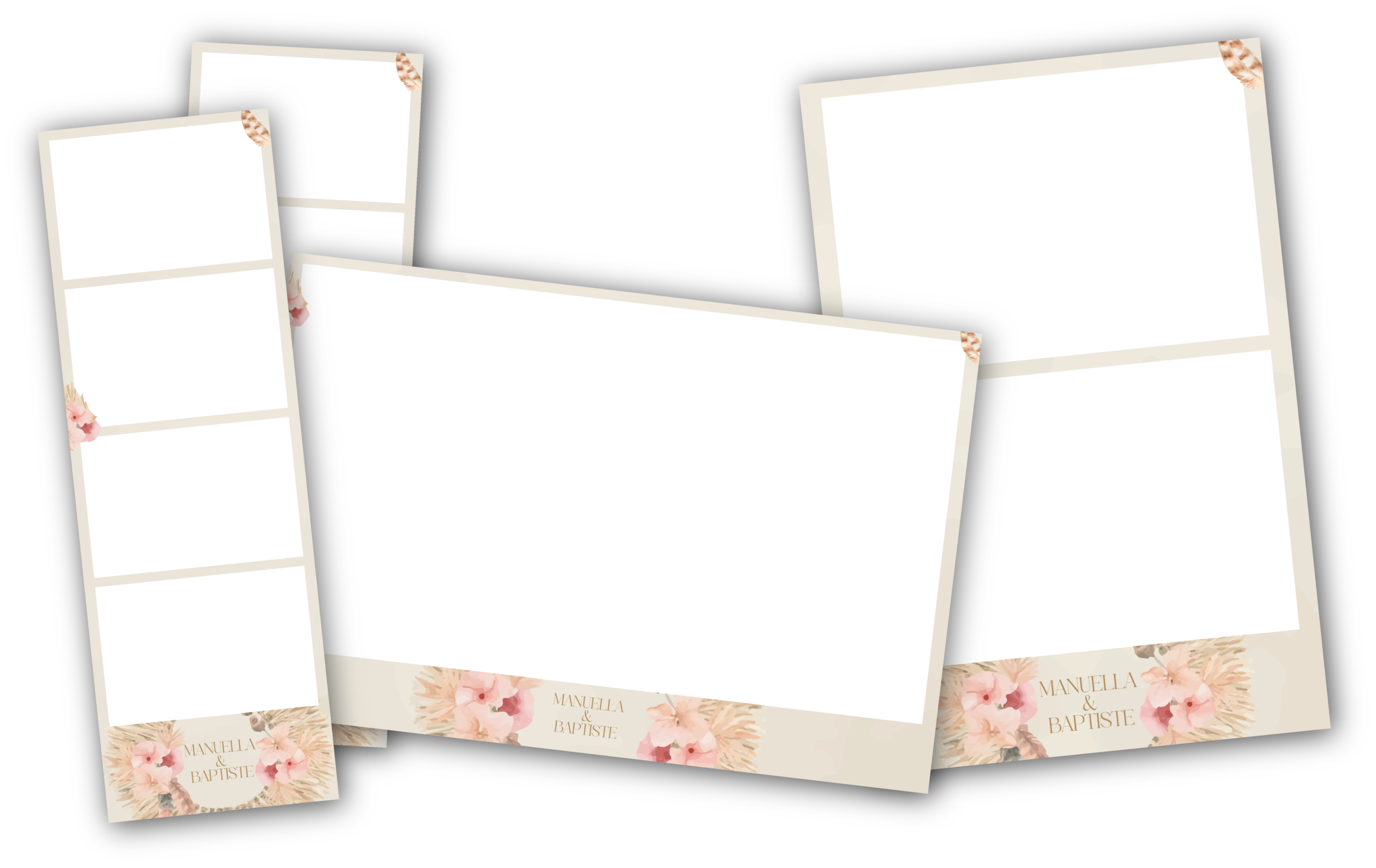 Personnalisation sur-mesure des cadres photo du photobooth