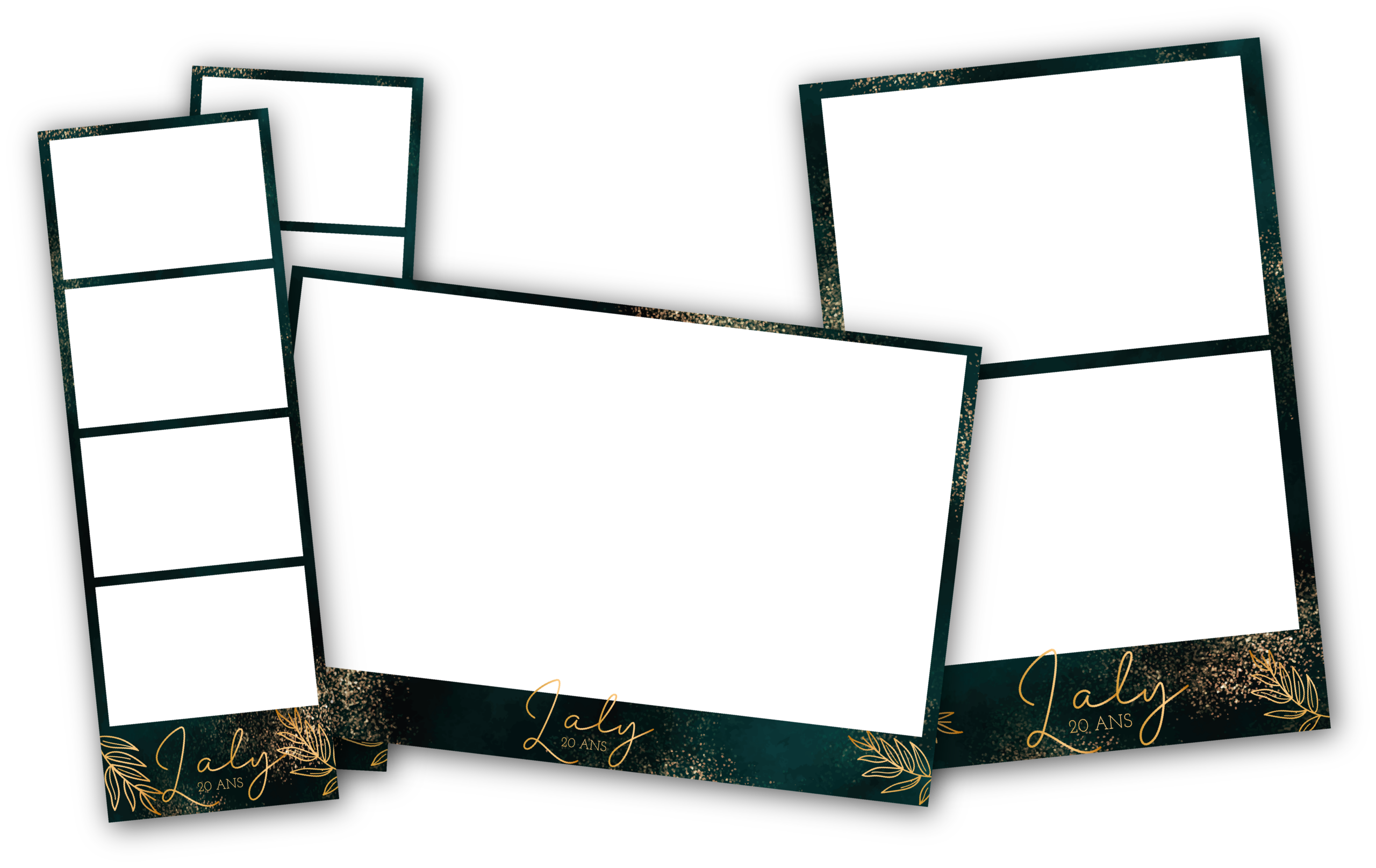Personnalisation sur-mesure des cadres photo du photobooth